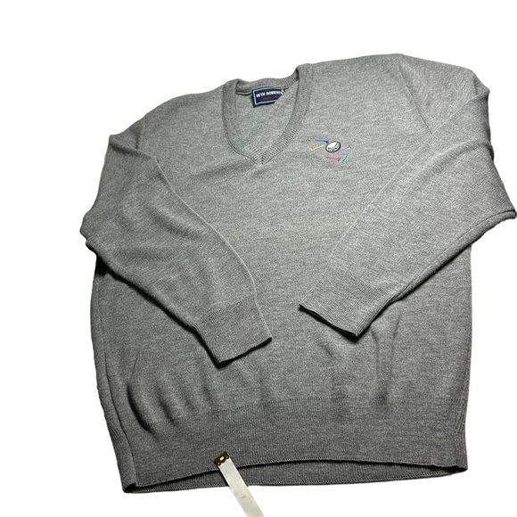 Seth Roberts V Neck Long Sleeve Golf Polo Sz Lrg - Picture 3 of 10